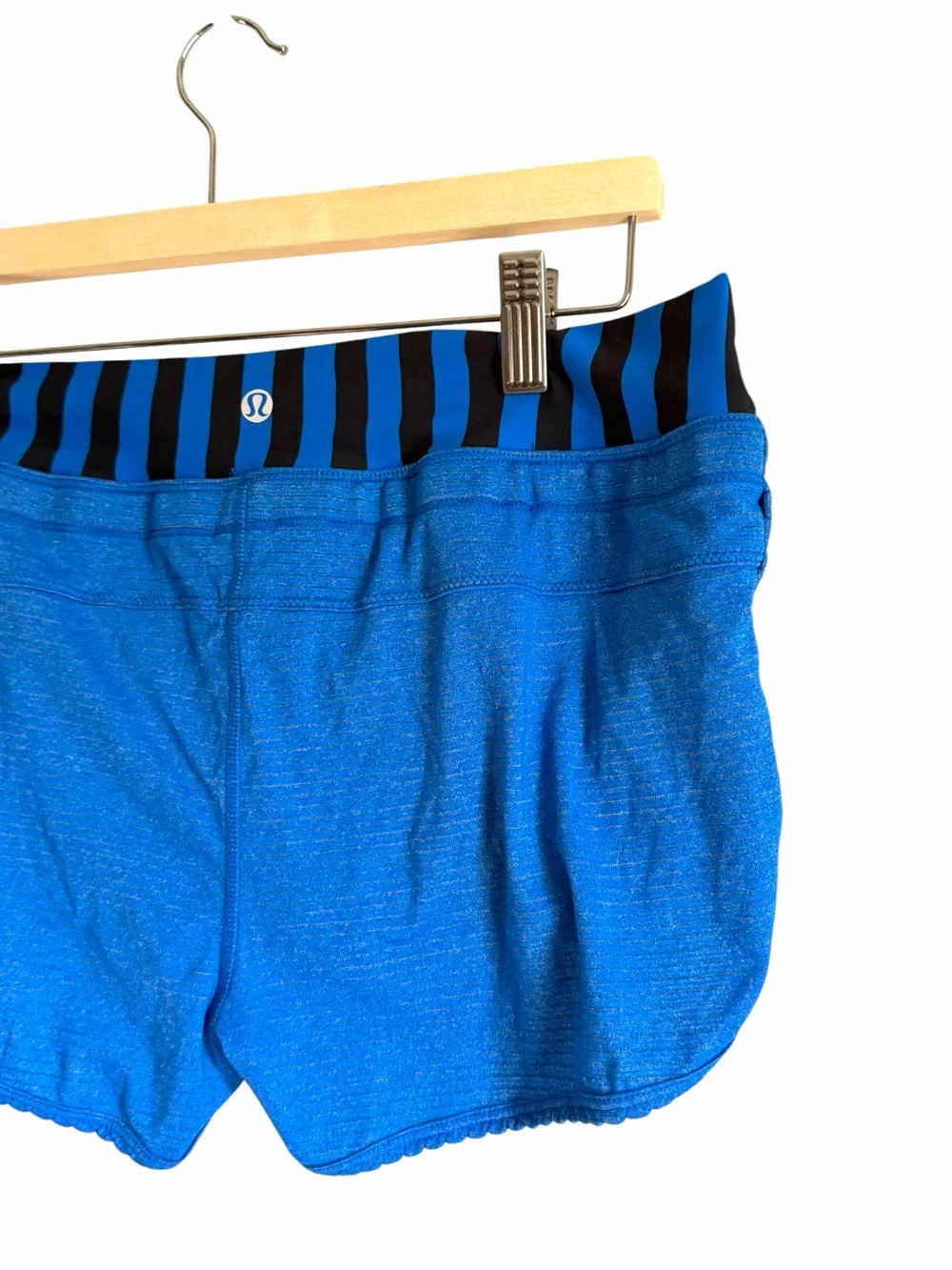 Lululemon Blue Bhakti Yoga Shorts Size 8 NWT